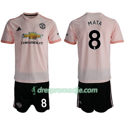 Manchester United Dres Mata 8 Dječji Gostujući 2018/19 Kratkih Rukava Manchester United Dres Mata 8 Dječji Gostujući 2018/19 Kratkih Rukava